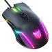 Onikuma CW905B Souris gaming ambidextre USB Type-A Optique 6400 DPI Noir