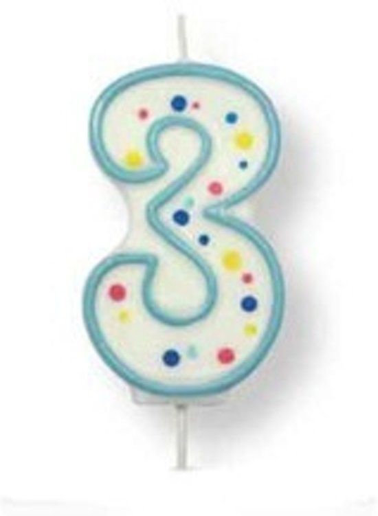 PME Cijferkaars #3 blauw