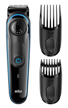 Braun Baardtrimmer BT3040 Zwart/Blauw - Haar- En Baardtrimmer Voor Mannen