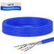 HB-DIGITAL CAT 8 Netzwerk-Verlegekabel Ethernet S/FTP AWG22 LSZH Netzwerkkabel, Netzwerkstecker, (1000 cm), Brandschutzklasse BauPVO: B2ca s1a d1 a1