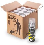 Ampere Traffic Paint markeerverf - wit | 12 x 500 ml