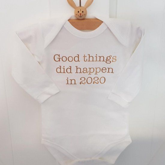 Rompertje baby met tekst corona lockdown opdruk cadeau unisex wit maat 50/56