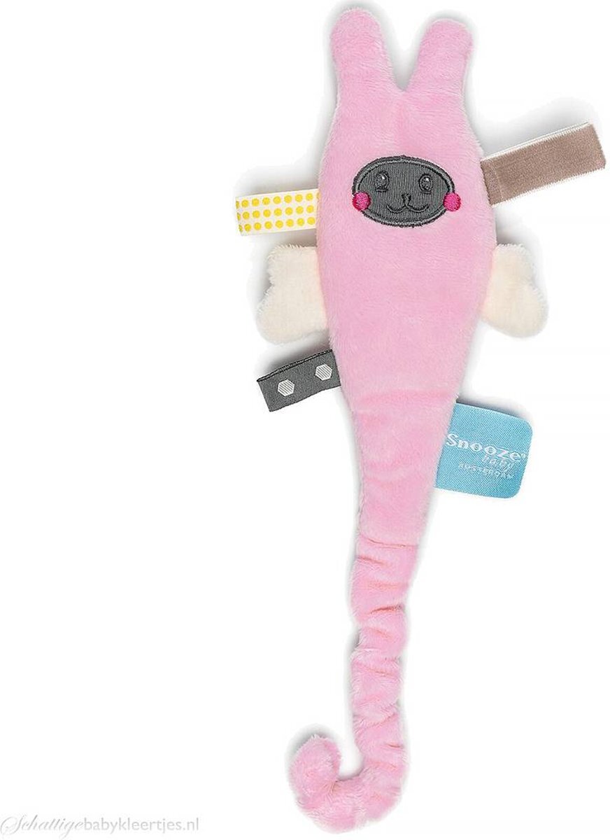 Snoozebaby Dummy Clip Zigga - Roze - Knuffel