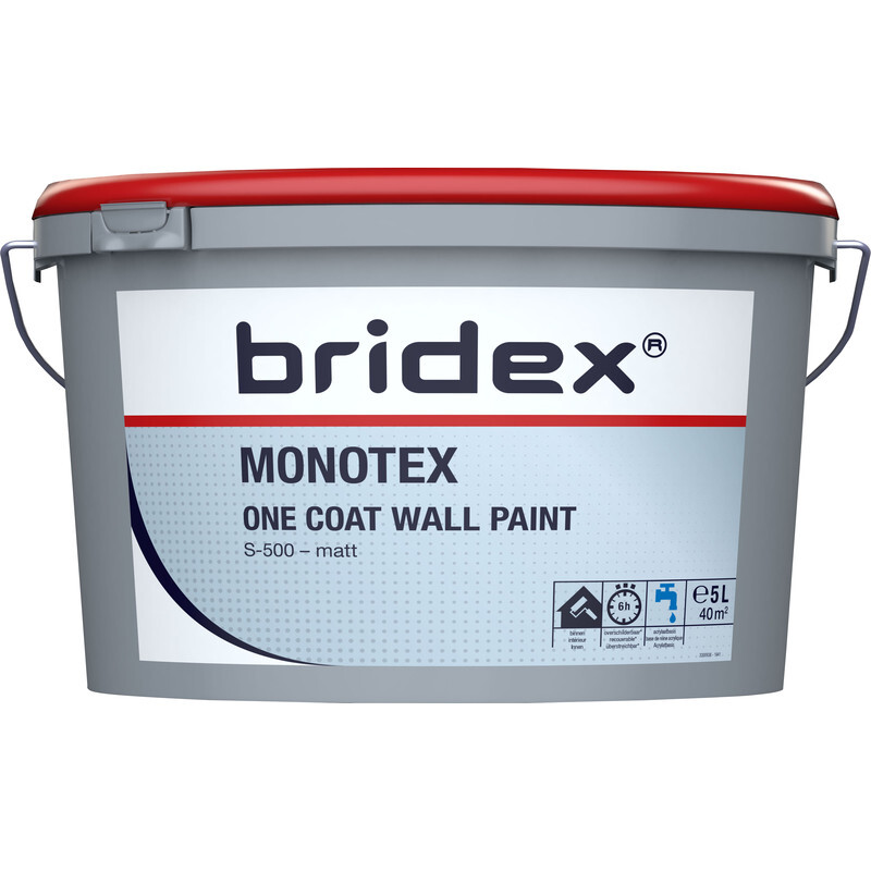Bridex Monotex muurverf extra dekkend mat 5L wit