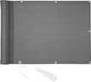 Merkloos Balkonscherm Polyester Grijs 400 x 90 cm
