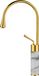Invena BADLAND Wastafelmengkraan, hoge model, GABRO, wit-goud