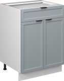 Vicco Fame-Line Keukenonderkast – 60 cm met lade, zonder werkblad Licht blauw-grijs