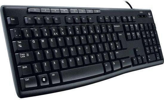 Logitech Keyboard K200 for Business - Black - AZERTY
