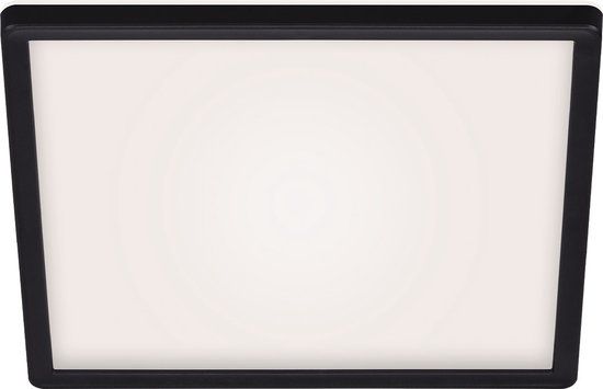 Briloner Leuchten LED-paneel Plafondlamp 22W 3000lm 4000K Wit-Zwart 42x42cm