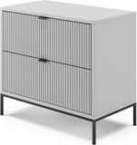 Vicco Eliza Nachtkastje – 66 x 60 cm Grijs