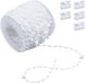 Merkloos Vouwgordijn Ketting - 20M - Wit Plastic