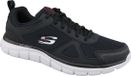 Skechers Track-Scloric 52631-BKRD Hardloopschoenen Mannen Zwart