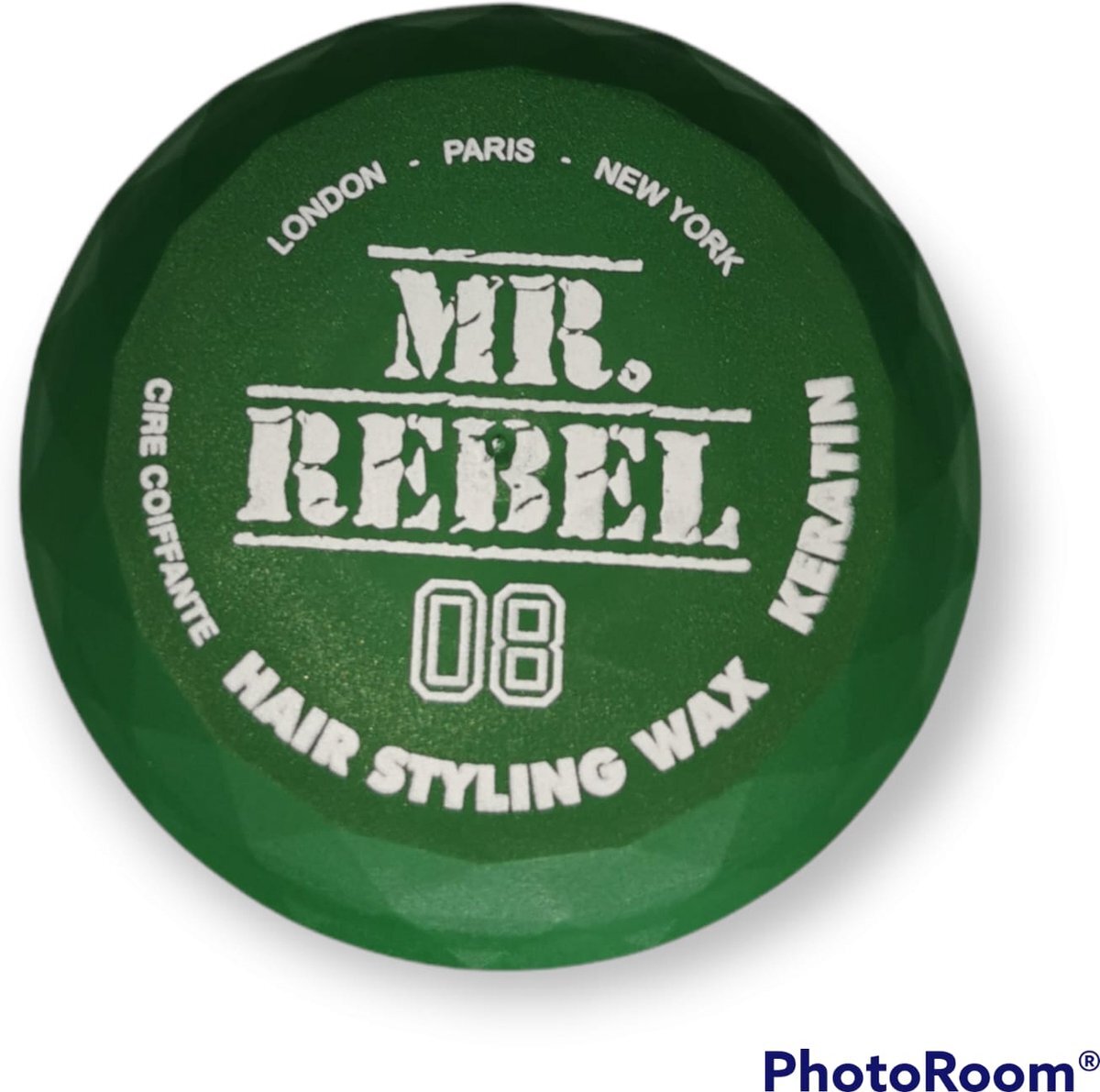Mr. Rebel Haar Wax-Mr.Rebel Hair Styling Wax-Haar Wax-Hair Gel-Mr.Rebel Hair Styling Wax 08 Groen 6 Stuks 900 ML