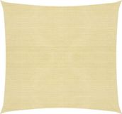 vidaXL Zonnezeil 160 g/m² 3x3 m HDPE Beige