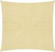 vidaXL Zonnezeil 160 g/m² 3x3 m HDPE Beige