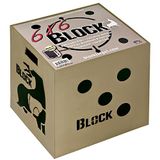Blok B56700 6-zijdig boogschietdoel met polyfusie-technologie, 18 x 18 x 16 cm, zwart
