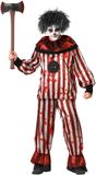 Atosa Kostuum clown Halloween rood T-shirt met broek heren volwassenen XL