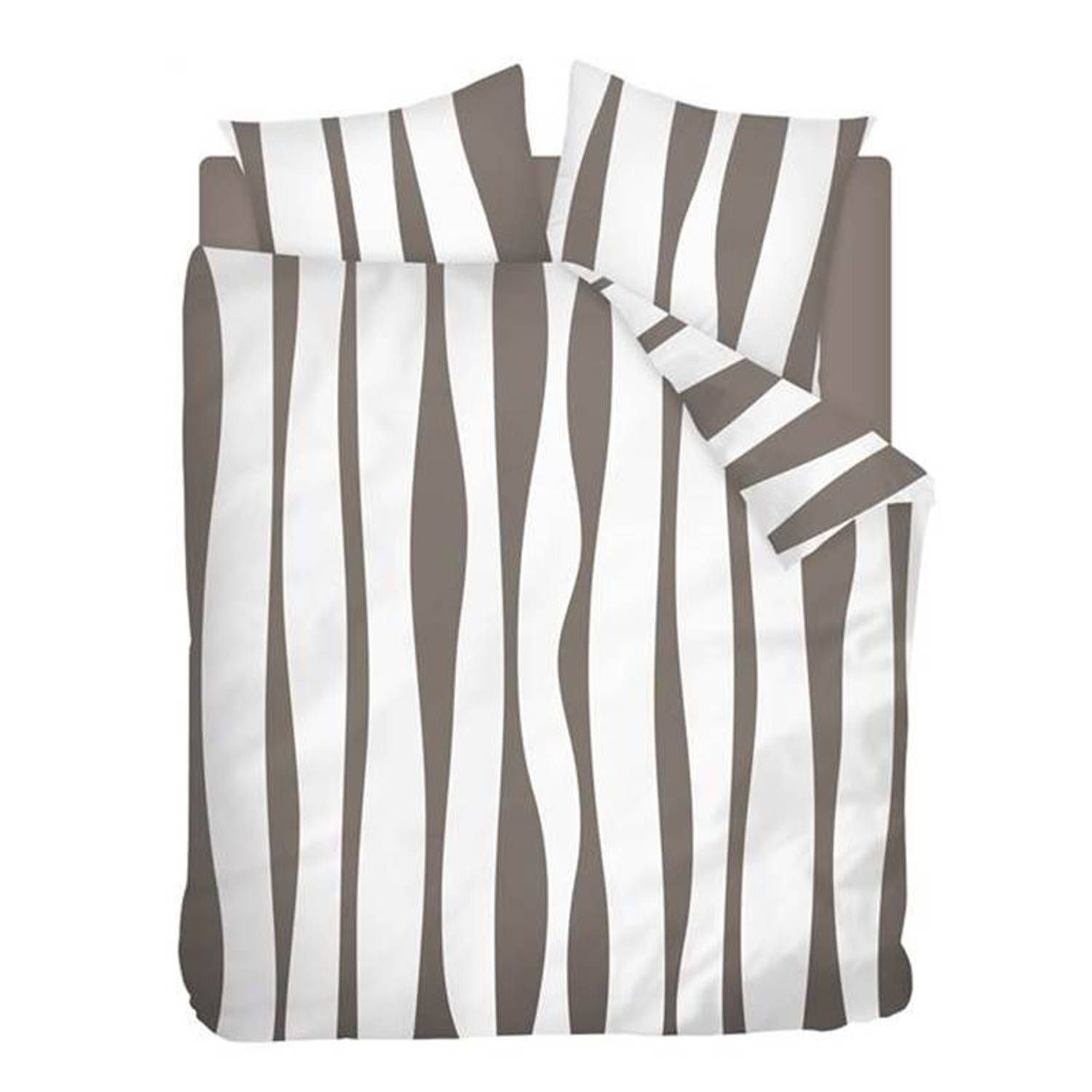 Snoozing Flora - Flanel Dekbedovertrek Lits-jumeaux 240x200/220 cm - Multi kleur