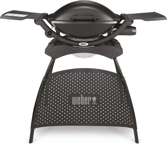 Weber Q2000 met stand - Zwart