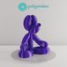 Polymaker PolyLite Silk PLA Filament - 1.75mm - Purple - 1 kg