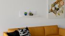 Hanah Home Scandinavian Wandplank, wit, 60 x 19,6 x 21,6 cm