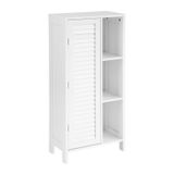 SoBuy BZR39-W Badkamermeubel - Witte Onderkast van Houtcomposiet