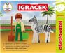 Schleich Speelgoedverzorgster - figuurtje met een zebra en accessoires