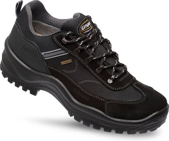 Grisport Torino Low Unisex Wandelschoenen - Black - Maat 37