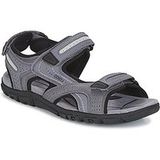 Geox UOMO SANDAL STRADA D SANDALEN heren, Stone Lt Grey, 39 EU