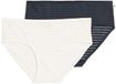 Marc O'Polo Dames hipster slip 2 pack Second Skin Jacquard