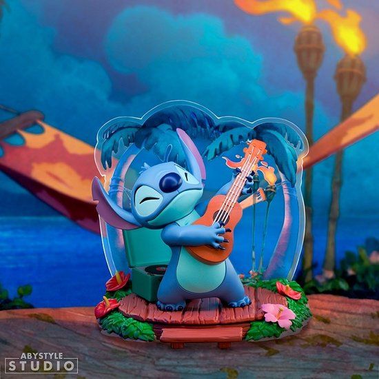 Lilo & Stitch SFC Super Figure Collection - Stitch Gitarre Unisex Verzamelfiguren - Neutraal - Standard