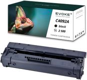 Evoke C4092A zwarte inktcartridge, 2500 pagina's, 92A
