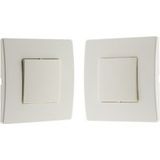 Zenitech - Interrupteur sans fil encastrable - Blanc - Venus