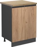 Vicco R-Line Meuble bas de cuisine – 60 cm, WB Chêne Chêne puissant or