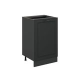 Vicco Keukenonderkast R-Line, Antraciet landelijk/Antraciet, 50 cm zonder werkblad