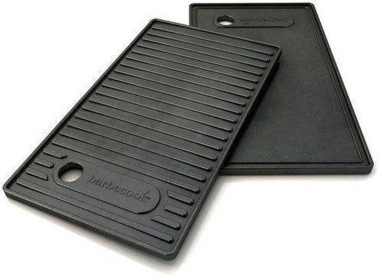 Barbecook Contactplaat - 24 x 42 cm - Zwart - Gietijzer