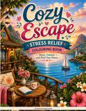 COZY ESCAPE Stress Relief Colouring Book