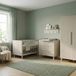 Born Lucky Delgado Babykamer 3 Delig Compleet – Baby bed 60x120 cm – Commode – Kast – Beige
