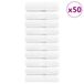 vidaXL - SOLUND Gastendoekjes - 50 st - 600 g/m² - 30x50 cm - wit