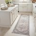 Safavieh Brentwood Collection BNT865B tapijt voor woonkamer, slaapkamer, medaillon, pluisvrij, 6 x 30 cm, crème/grijs