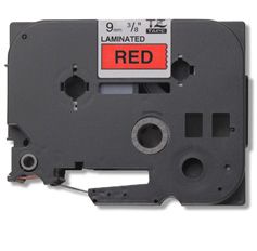 Brother TZe-421 Label Tape - 9mm - Black on Red