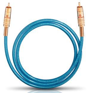 Oehlbach RCA Audio Cable - 5m - Blue