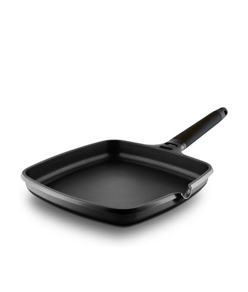 Castey 4-IP27 - Pan - Vierkant - Zwart - 27cm