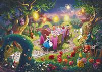 Schmidt Spiele 57398 Thomas Kinkade, Disney, Mad Hatter's Tea Party, puzzle de 6000 pièces