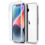 Cool 3D siliconen beschermhoes voor iPhone 14 Plus (voor- + achterzijde)