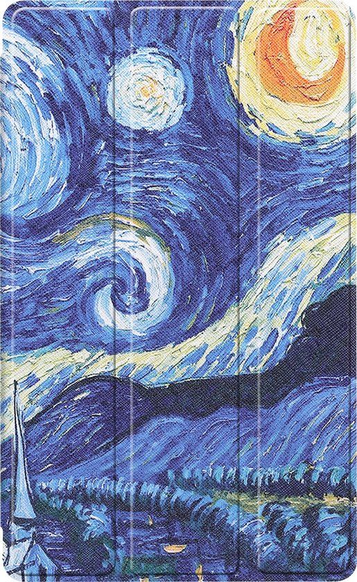 Nomfy Hoesje voor Samsung Galaxy Tab A7 Lite - Book Case - Sterrenhemel