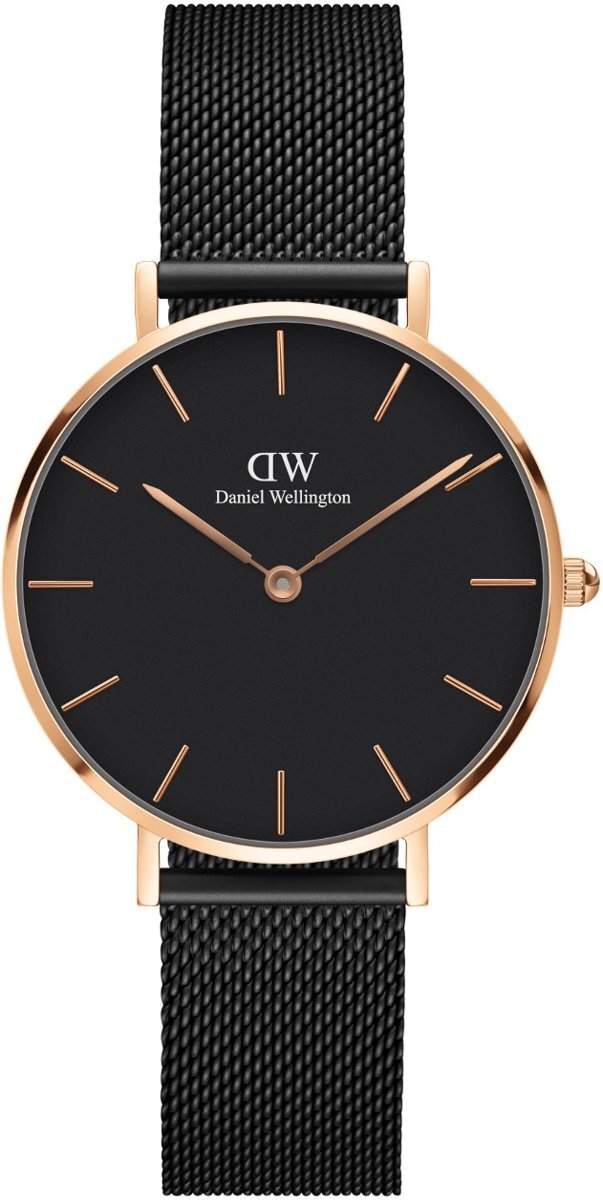 Daniel Wellington Petite Ashfield Horloge 32 mm - Black Rose Gold