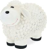 Relaxdays Tuinbeeld Schaap - 16 cm - Weerbestendig - Wit
