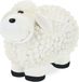 Relaxdays Tuinbeeld Schaap - 16 cm - Weerbestendig - Wit