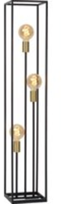 Lucide RUBEN - Floor Lamp - 3xE27 - Black - Metal